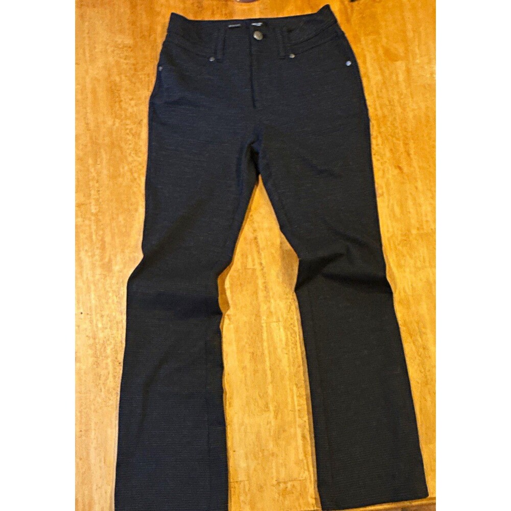 Simply Vera Vera Wang Women's Black Denim Bootcut Jeans Mid Rise 5-Pocket S